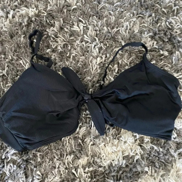 Black Rue 21 Plus Swim Top - Picture 1 of 3
